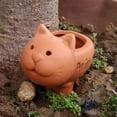 thumbnail image 4 of Plant Terracotta Watering Spike Automatic Clay 12*8.5*5cm 2PACK Ceramic Cartoon Tool Adjustable Lovely Animal Dropper, 4 of 6