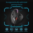 thumbnail image 3 of ZELOTES T-50 vertical Wired 9 keys RGB optical 6 gear DPI Ergonomic design black, 3 of 7