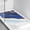 Blue Marble Pattern-36" x 24" (Rectangular), variant on Square Shower Mat 32x32 Inch Non Slip Bath Foride Loofah Soft Textured Foot Masspad Bathroom Floor Wet Area Without Suction Cups Quick Drying