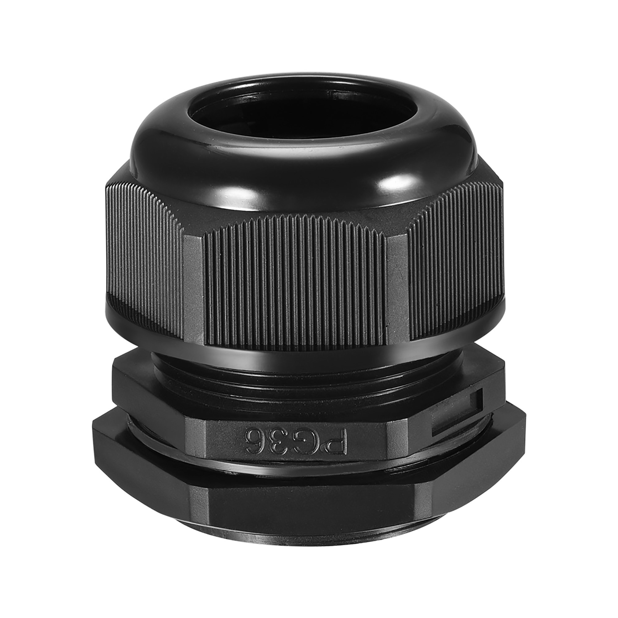 PG36 Cable Gland 4 Holes Waterproof IP68 Nylon Joint Adjustable Locknut