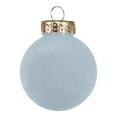 thumbnail image 6 of SHENGXINY Christmas Balls Ornaments (4pcs) Flocked Balls For Christmas Tree Ornaments Plastic Shatterproof Balls Velvet Hanging Xmas Ornaments For Christmas Decoration Light Blue, 6 of 6