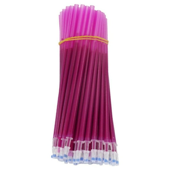 100 Pack of 0.5mm Erasable Pen Refills for Home and Study Use,
