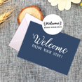 thumbnail image 3 of 20pcs Hotel & Motel Greeting Cards,4x6 inch Welcome Enjoy Your Stay Welcome Guests Card with Envelope and sticker, 3 of 5