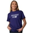 thumbnail image 4 of Kansas Rivalry Funny Missouri Sucks Men's Graphic T Shirt Tees Brisco Brands S, 4 of 6