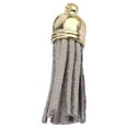 thumbnail image 4 of 10 Pieces Keychain Charms Tassels Decorations Accessory Finding Supplies Craft Accessories Jewelry Making Props Tassel for DIY Light grey, 4 of 6