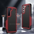 thumbnail image 6 of for S22 Plus Case, Samsung Galaxy S22 Plus Case with Self Healing Flexible TPU Screen Protector[2 Pack], Military Grade Dual-Layer Heavy Duty Case for Galaxy S22 Plus 5G-Red and Black, 6 of 11