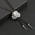 thumbnail image 6 of COMEET Vintage Bolo Tie, Vintage Tie Rodeos Necktie Leather Tie Chain Cow Skull Tie for Men's Rodeos Neckwear, 6 of 12