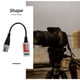 thumbnail image 5 of Par de cables transceptores de video BNC pasivos de un solo canal CAT5 coaxiales para cámara CCTV -202 (negro), 5 of 6