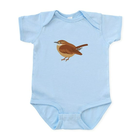 CafePress - Great Wren Body Suit - Baby Light Bodysuit, Size Newborn - 24 Months