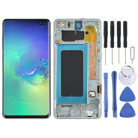 Cellphone Spare Parts Original Super AMOLED LCD Screen for Samsung Galaxy S10+ Digitizer Full Assembly with Frame