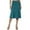 Blue1, variant on VUPSGEZ Women's Simple Comfort Basic Stretch A Line Flared Knee Length Skirt (Blue1,XL)