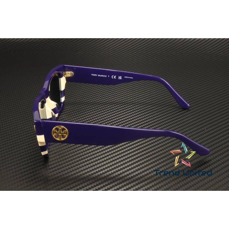 New Authentic Tory Burch TY7169U Sunglasses – Navy/Ivory Vintage Stripes New Authentic Tory Burch TY7169U Sunglasses – Navy/Ivory  main image 3