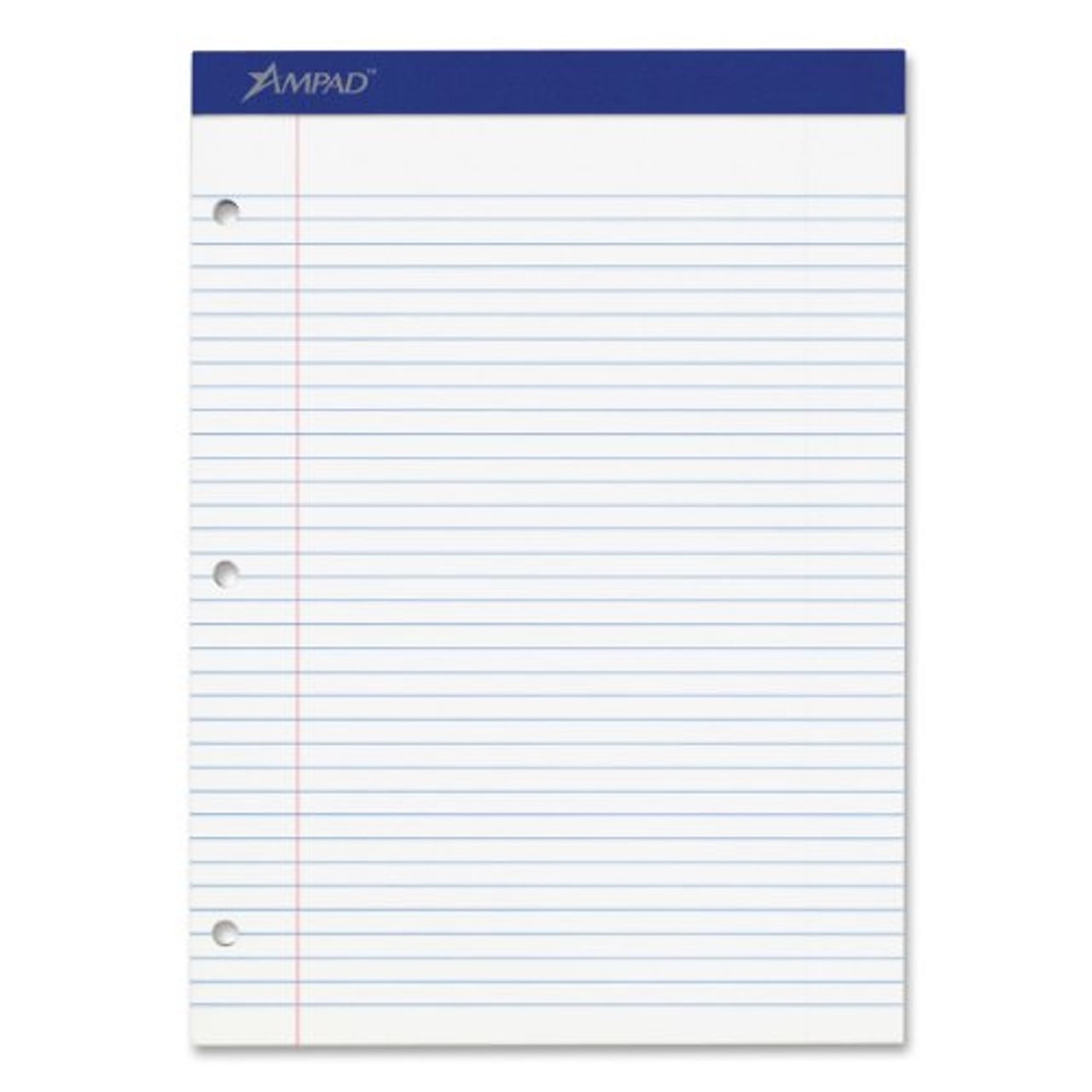 Ampad Double Sheet CollegeRuled Writing Pad 100 Sheet 15 Lb