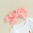 thumbnail image 5 of Okbabeha Big Sister Little Sister Matching Outfit Set Infant Baby Girl Clothes Sister Onesie Romper Shirt Pants Fall, 5 of 7