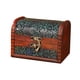 thumbnail image 1 of Caja de almacenamiento decorativa, caja de baratijas, caja de recuerdos, caja de madera para joyas, organizador Marrón Verde, 1 of 9