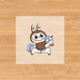 thumbnail image 3 of POP MART Labubu Iron on Sticker Cute Cartoon Heat Transfer Stickers Clothing Decals Kids Diy T-shirt Backpack Decoration Gifts, 3 of 5