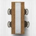 thumbnail image 2 of Creative Products Painted Strokes Gray 16x90 Poly Twill Table Runner, 2 of 3