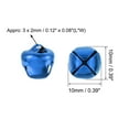thumbnail image 2 of Unique Bargains DIY Small Bells 0.39-Inch 100pcs Craft Bells Bulk for Christmas Festival Party Home Blue, 2 of 3