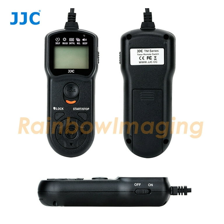 JJC TM-C Intervalometer Timer Remote Shutter Cord for Canon EOS