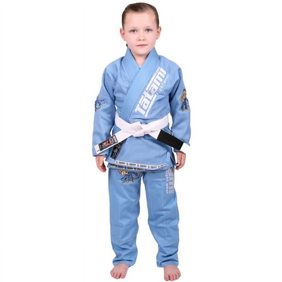 Tatami Fightwear Meerkatsu Kids Animal BJJ Gi - M1 - Sky Blue