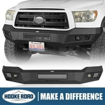Hooke Road Full Width Front Bumper w/ 18W LED Spotlights Fit Toyota Tundra 2007-2013