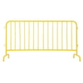 thumbnail image 1 of GloryStar Metal Interlocking Barricade, Heavy-Duty Steel Barrier, Rust-Proof Powder Coat Finish, Removable Bridge Feet, Tool-Free Assembly for Outdoor Event, Marathon, 1 of 7