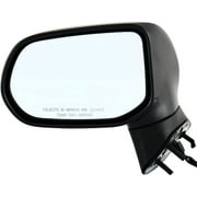 Mirror Compatible With 2006-2011 Honda Civic Left Driver Side Textured Black Kool-Vue