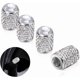 thumbnail image 1 of Bling Tire Stem Valve Caps, Crystal Tire Caps Shinny Rhinestone Universal Car Dustproof Tire Valve Caps for Car SUV Motorcycle Bicycle Truck (White), 1 of 4