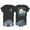 Gray, variant on WEAIXIMIUNG Valentine's Day Women's Summer Printed Round Neck Raglan Short Sleeve Casual Beach Style Top T Shirt (3)