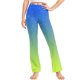 thumbnail image 1 of Odeerbi 2-13 Años Niñas Pierna Ancha Pantalones Yoga Gradiente Workout Danza Deportes Atlético Pantalones Elasticidad Lindo Alta Cintura Pantalones Pierna Recta, 1 of 9