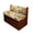 Autumn Foliage with Berries, variant on XYZCANDO Floral Camper Cushion Covers Washable RV Booth Seat Covers, Soft Stretch RV Dinette Cushion Covers Fit for Dinette Booth Seats RV Sofa