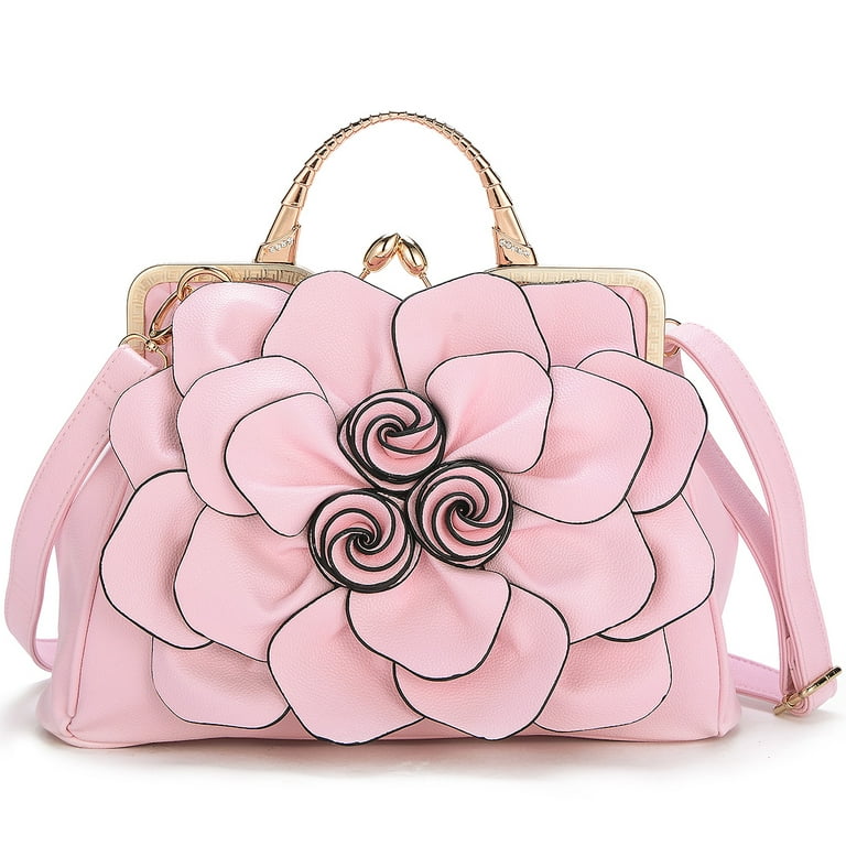 Morakot Women s Evening Clutches Handbags Formal Party Wallets Wedding Purses Wristlets Ethnic Totes Satchel Pink