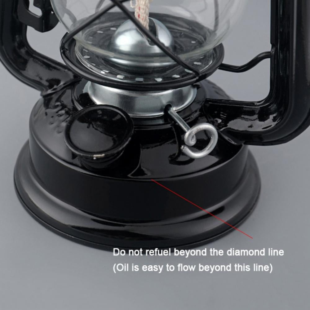 Large Capacity Oil Lamps for Indoor Use, Oil Lamp with Fire Control Knob, Kerosene Lamp, Hurricane Lamp with Adjustable Fire Wick