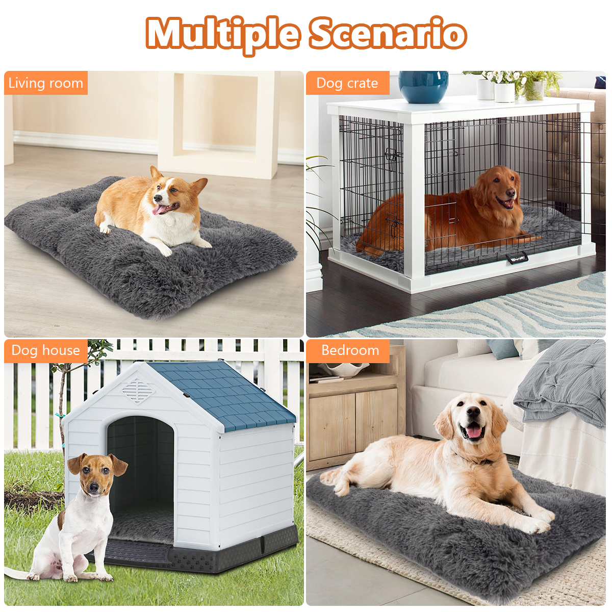 Cshidworld Plush Orthopedic Dog Bed, Large photo 7