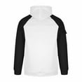 thumbnail image 3 of EchfiProm Sweatshirt Hoodies for Men White Oversized Pullover 1/4 Zip Long Sleeve Mens Tops 3XL, 3 of 3