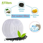 Carbon Replacement Filters Cat Water Fountain Filters Pet Fountain Filters for Automatic Flower Water Dispenser Compatible for Cats