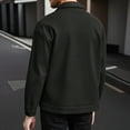 thumbnail image 4 of uikmnh Cute Shirts Men's Autumn and Winter Lapel Woolen Shirt Jacket Size:L, 4 of 4