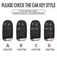 thumbnail image 3 of High quality New Leather Car Key Cover Case Fob compatible for Jeep Renegade Compass Grand Cherokee compatible for Chrysler 300C Wrangler Accessorie, 3 of 4
