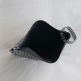 thumbnail image 4 of Bolsa de embrague de cuero de moda de sobre de impresión de mano de PU para mujer (negro) Likrtyny Para Estrenar, 4 of 5
