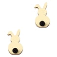 thumbnail image 4 of Advancent Paquete de 5 rebanadas de de conejo lindas decoraciones de Pascua estilo Simple Scrapbooking manualidades regalos de aniversario Type1 NO1 Advancent CBP191086, 4 of 6