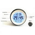 thumbnail image 3 of Gerich Digital Temperature Humidity Time Function Wall Clocks Backlight for Bedroom, 3 of 5