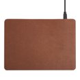 thumbnail image 1 of Alfombrilla de ratón con cargador rápido inalámbrico universal de 10 W, alfombrilla de ratón de carga para smartphone de cuero de PU Guardurnaity EL0990-03, 1 of 2