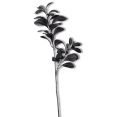 thumbnail image 1 of Bouclair Black Leaves, 1 of 5