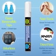 thumbnail image 6 of MoodClue Liquid Chalk Markers, 6 Neon Colors, Reversible Tips, Easy-Clean Wet or Dry Erase, Non-Toxic, 6 of 9