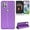 Purple, variant on Allytechgroup Flip Case for Motorola Moto G 2025, Stylish Stand Premium PU Leather Cards Holder Magnetic Closure Protective Shockproof Protective Wallet Case Cover for Moto G 2025, Brown