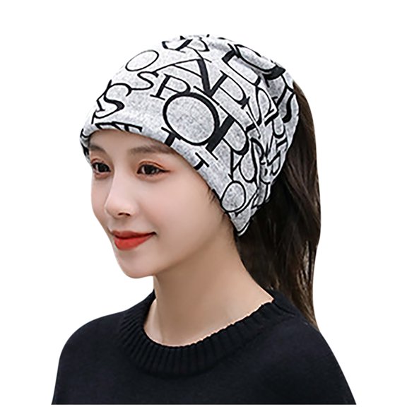 Sun Hats For Women Unisex Fashion Printing Versatile All-in-one Multi-purpose Hat Face Mask Bib Hats For Women