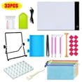 thumbnail image 1 of A4 Diamond Embroidery Light Pad with Accessories, Ultra-Thin Portable Light Table with USB Cable, LED Light Pad for Diamond Tattoo, 1 of 5