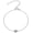 Dainty - White Gold, variant on 14K Gold Plated Cubic Zirconia Solitaire Diamond Bracelet | Bridesmaid Bracelets | Curb Cable Bracelets for Women