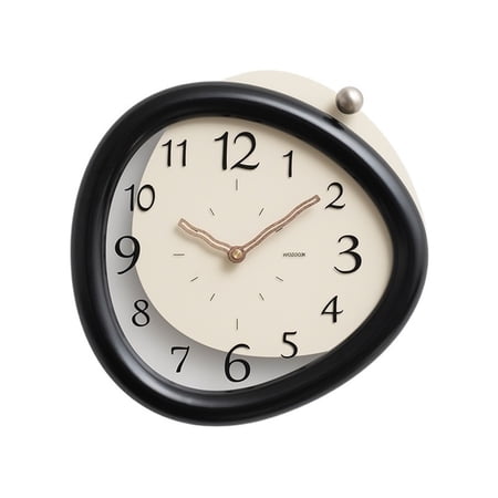 Creative 30 * 29cm Hole Free Antique Wall Decoration Clock, Battery Powered (not Included)