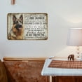 thumbnail image 4 of Noete German Shepherd Metal Sign 8x12 Inch, Vintage Dog Lover Wall Decor German Shepherd Tin Poster Art for Home, Living Room, Bedroom, Office, Bar & Man Cave, 4 of 8